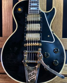 Gibson Custom Murphy Lab 57 Les Paul Custom Black Beauty Light Aged Ebony